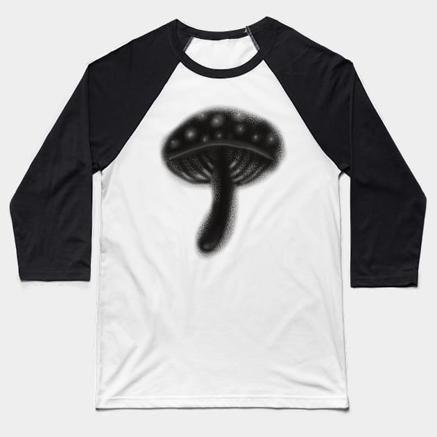 Mushroom cap Baseball T-Shirt by Dialon25